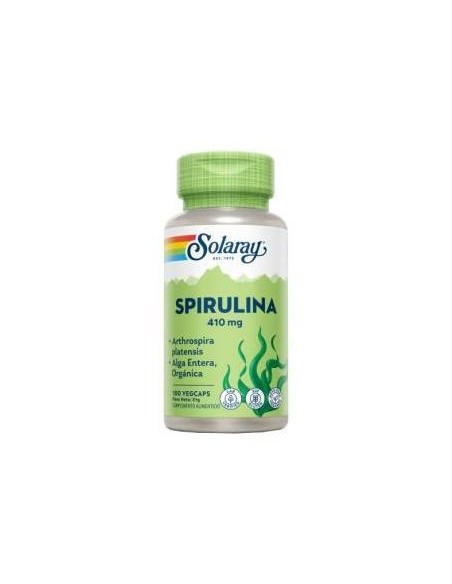 Solaray Spirulina 410Mg 100Comp