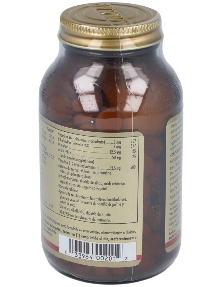Solgar B-Complex Con Vitamina C 250 Comp