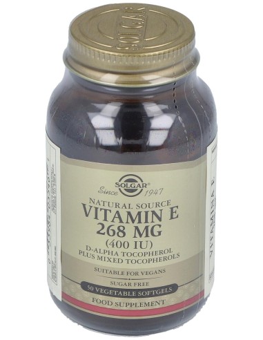 Vitamina E 400Iu (268Mg) 50Cap.Blanda Veg.