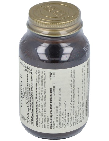 Vitamina E 400Iu (268Mg) 50Cap.Blanda Veg.