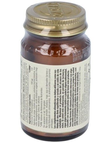 Vitamina K Natural 100Mcg. 100Comp.