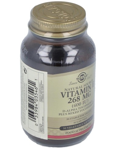 Vitamina E 400Iu (268Mg) 50Cap.Blanda Veg.