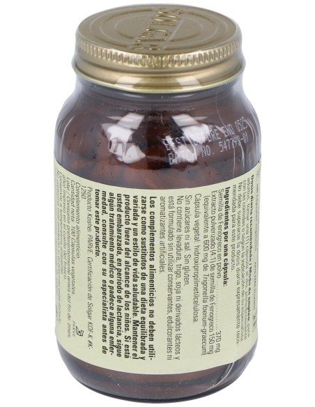 Fenogreco (Trigonella Foenum Gr.) 520Mg Fp 100Veg