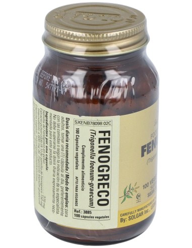 Fenogreco (Trigonella Foenum Gr.) 520Mg Fp 100Veg