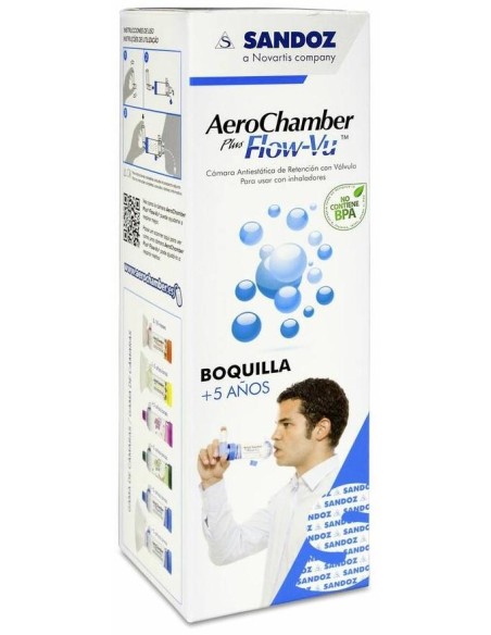 Aerochamber Plus Flow-Vu Cámara De Inhalación 1Ud