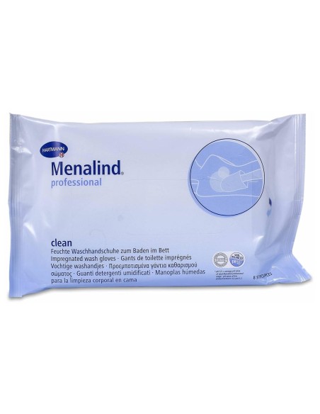 Menalind Professional Manopla Húmeda Enjabonada 8Uds