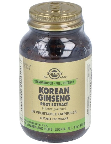Ginseng Coreano-Raiz-(Panax Ginseng ) 60Veg.