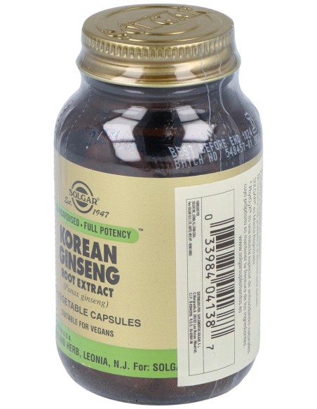 Ginseng Coreano-Raiz-(Panax Ginseng ) 60Veg.