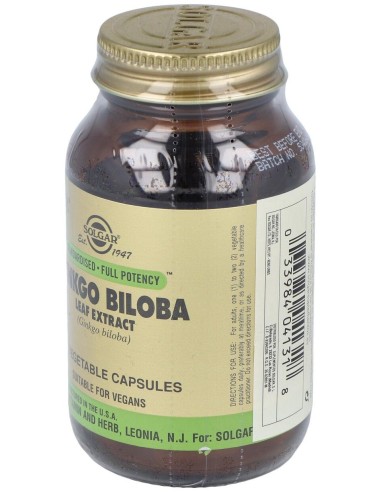 Solgar Ginkgo Biloba Extracto De Hoja 60Vcaps