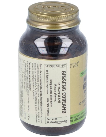Ginseng Coreano-Raiz-(Panax Ginseng ) 60Veg.