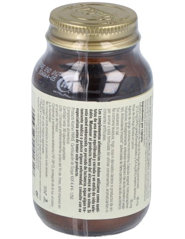 Solgar Ginkgo Biloba Extracto De Hoja 60Vcaps