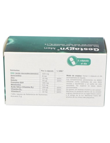 Gestagyn Men 60 Caps Gelatina Blanda