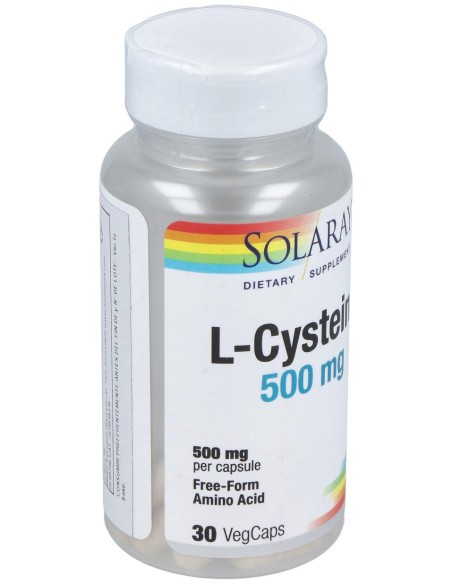 Solaray L-Cysteine 500Mg 30Cáps