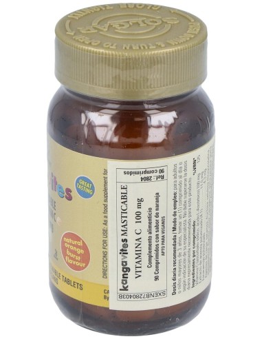 Kangavites Vit.C Naranja Infantil 90Comp.Mast.