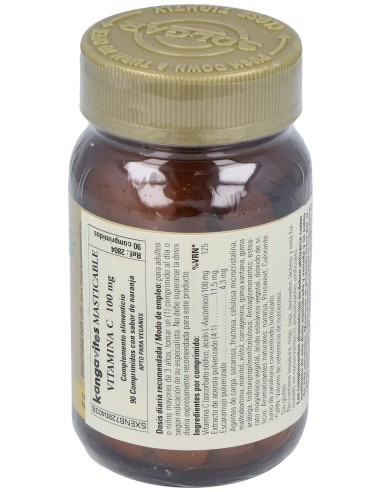 Kangavites Vit.C Naranja Infantil 90Comp.Mast.