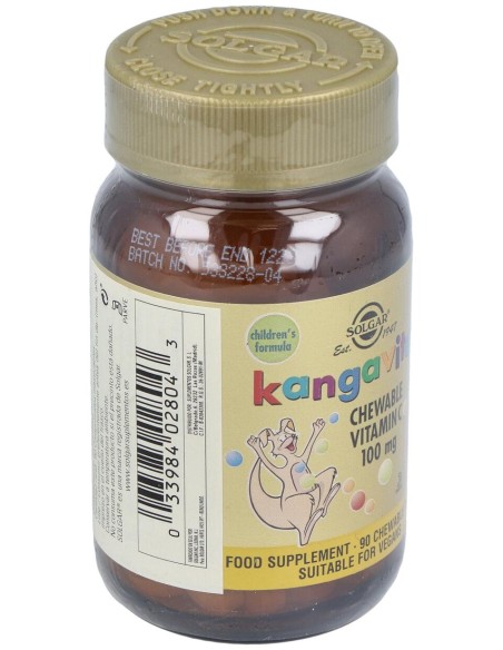Kangavites Vit.C Naranja Infantil 90Comp.Mast.