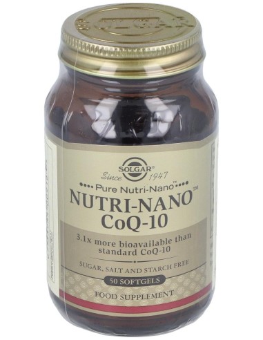 Solgar Nutri-Nano Coenzima Q10 50Cáps