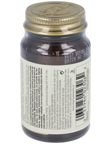 Solgar Pycnogenol 100Mg Extracto De Corteza De Pino 30Vcaps