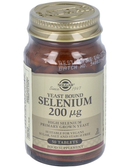 Selenio En Levadura 200Mcg.50Comp.