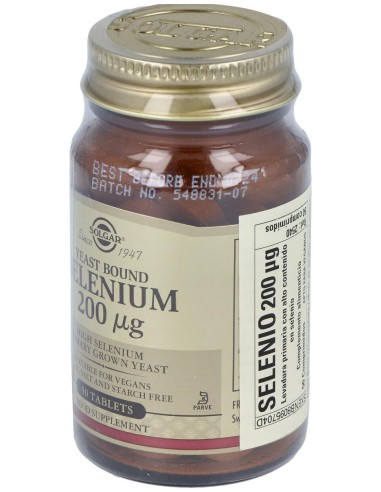 Selenio En Levadura 200Mcg.50Comp.