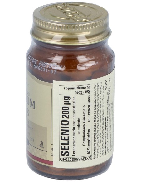 Selenio En Levadura 200Mcg.50Comp.