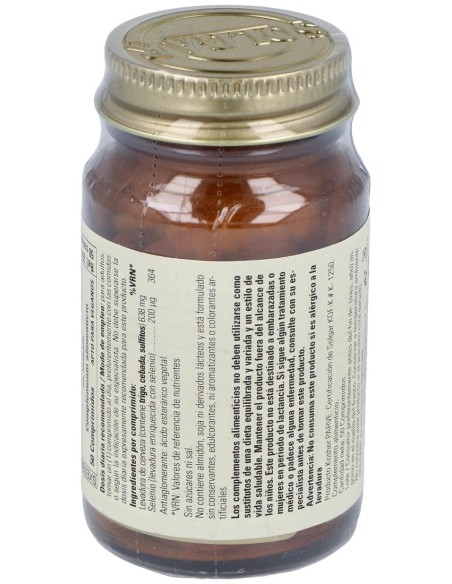 Selenio En Levadura 200Mcg.50Comp.