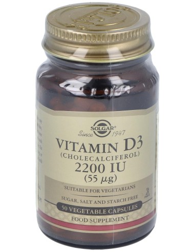 Vitamina D3 2200Ui (55Mcg) 50Cap.Veg.