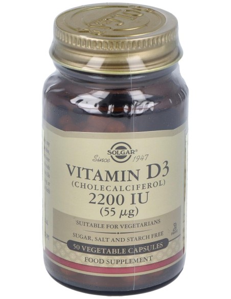 Vitamina D3 2200Ui (55Mcg) 50Cap.Veg.
