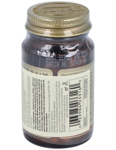 Vitamina D3 2200Ui (55Mcg) 50Cap.Veg.