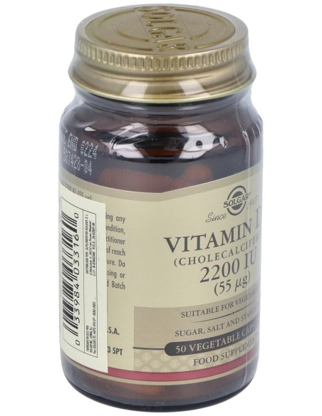 Vitamina D3 2200Ui (55Mcg) 50Cap.Veg.