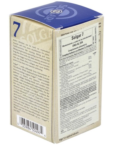 Solgar N7 Joint Support Y Confort Una Al Dia 30Cap