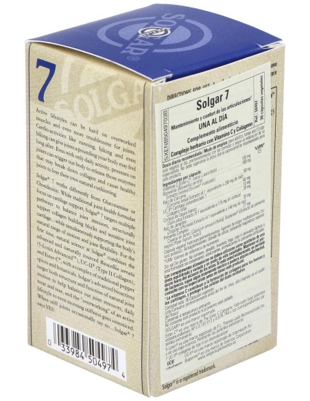 Solgar N7 Joint Support Y Confort Una Al Dia 30Cap