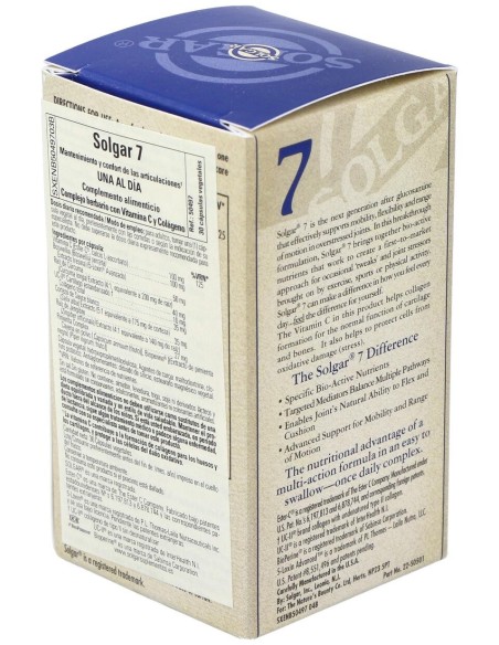 Solgar N7 Joint Support Y Confort Una Al Dia 30Cap