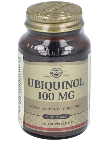Ubiquinol 100Mg. Forma Reducida De Co Q10 50Cap.Bl