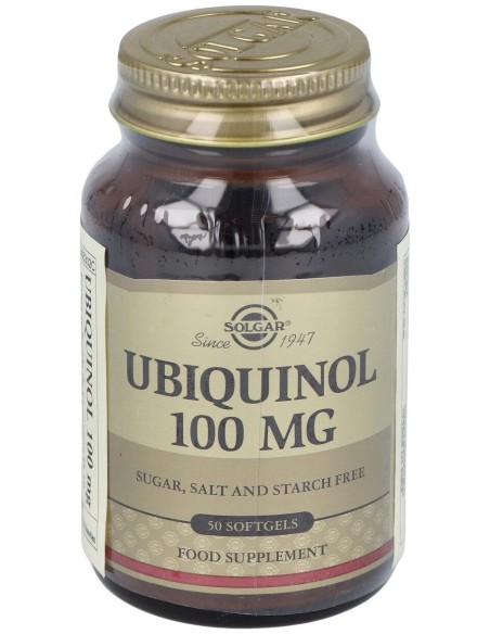 Ubiquinol 100Mg. Forma Reducida De Co Q10 50Cap.Bl
