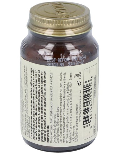 Solgar Folato Como Metafolin 400Mcg 100Comp