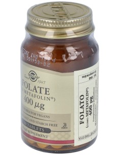 Solgar Folato (Como Metafolin®) 400Μg 50Caps 2