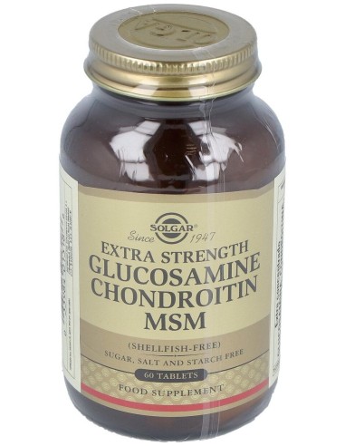 Solgar Glucosamine ChondroTine Msm Complexe 60 ComprimS