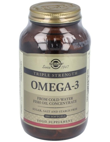Omega 3 Triple Concentracion 100Cap.Blandas