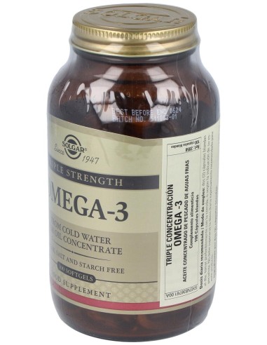Omega 3 Triple Concentracion 100Cap.Blandas