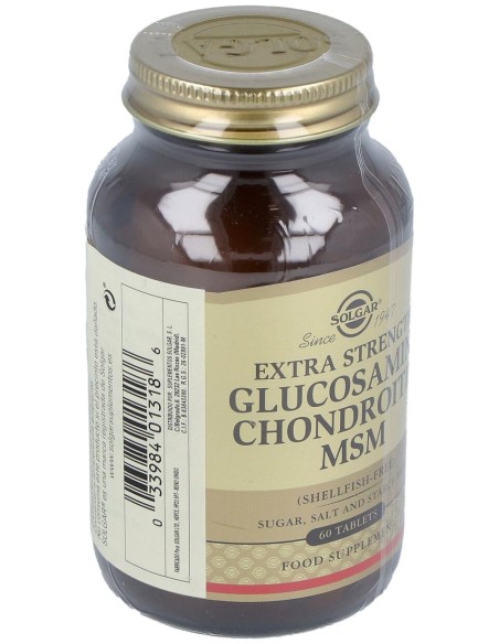 Solgar Glucosamine ChondroTine Msm Complexe 60 ComprimS