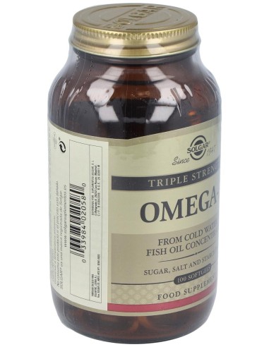 Omega 3 Triple Concentracion 100Cap.Blandas