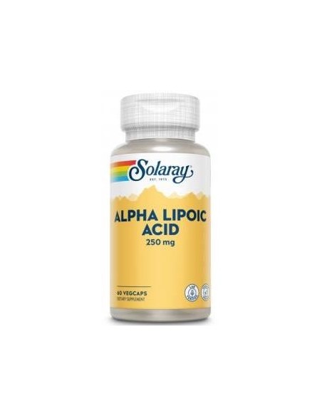 Solaray Alpha Lipoic Acid 250Mg 60Cáps