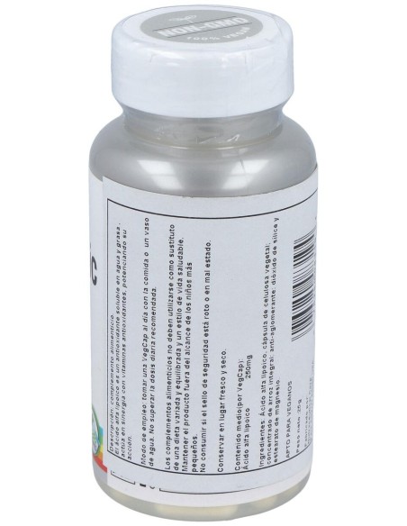 Solaray Alpha Lipoic Acid 250Mg 60Cáps