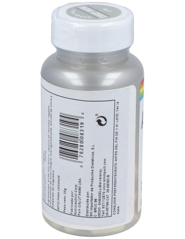 Solaray Alpha Lipoic Acid 250Mg 60Cáps