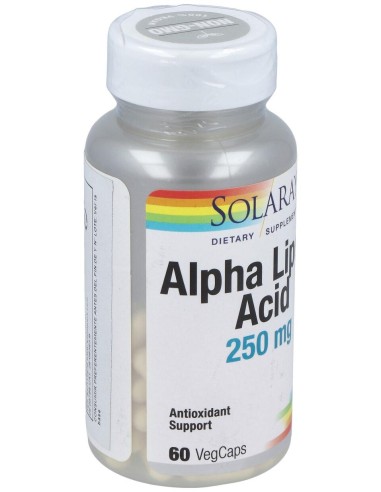 Solaray Alpha Lipoic Acid 250Mg 60Cáps