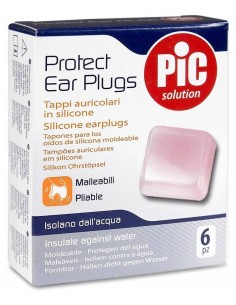 Pic Solution Tapones Oídos Silicona Moldeable, 6 Uds