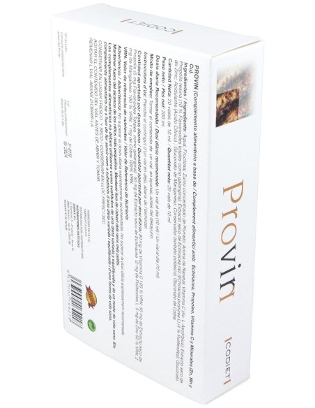 Codiet Provir Defens 20 Ampollas