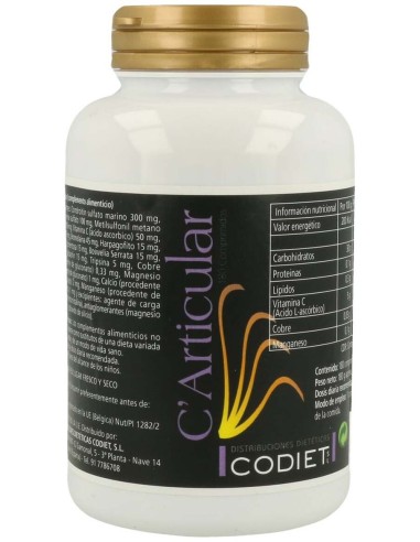 Codiet Carticular 180 Cpr