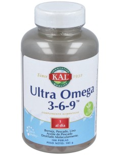Kal Ultra Omega 3-6-9 100Perlas